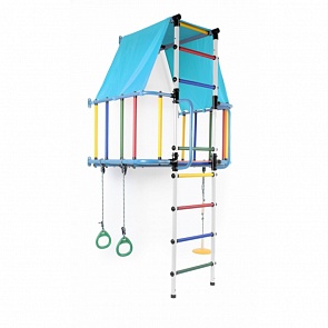 ДСК Индиго Модульный L плюс, голубой-белый радуга (Формула здоровья, ИLП_голубой-белый радуга)